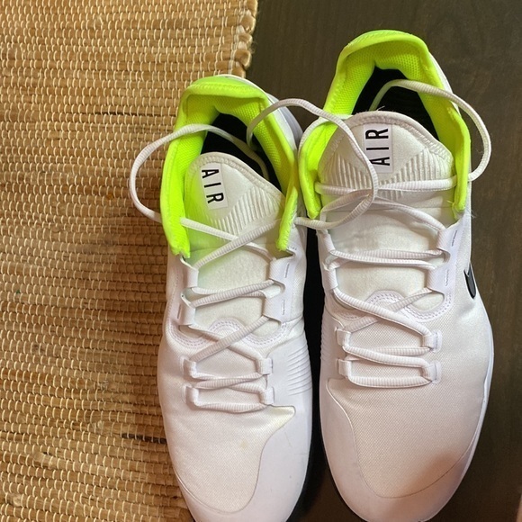 Nike Wildcard HC Volt Air Max White/Lime/Black Marathon Running Shoe Size 14 - Picture 10 of 11